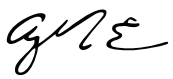 Signature of August J. Troendle